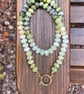 Holy Guacamole Hand Knotted Beaded Gemstone Necklace - Image 7
