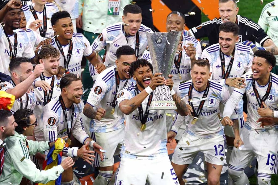 Aston Villa FC UEFA Europa League Cup Winners 2026 Photograph Print