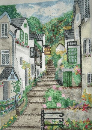 Clovelly Up-a-Long in Devon cross stitch chart