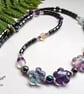 Designer Flourite & Heamotite Necklace  - Image 1