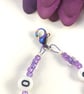 Purple Swirl - Mini 1-9 Numbered Repeat Section Knitting Row Counter - Image 4