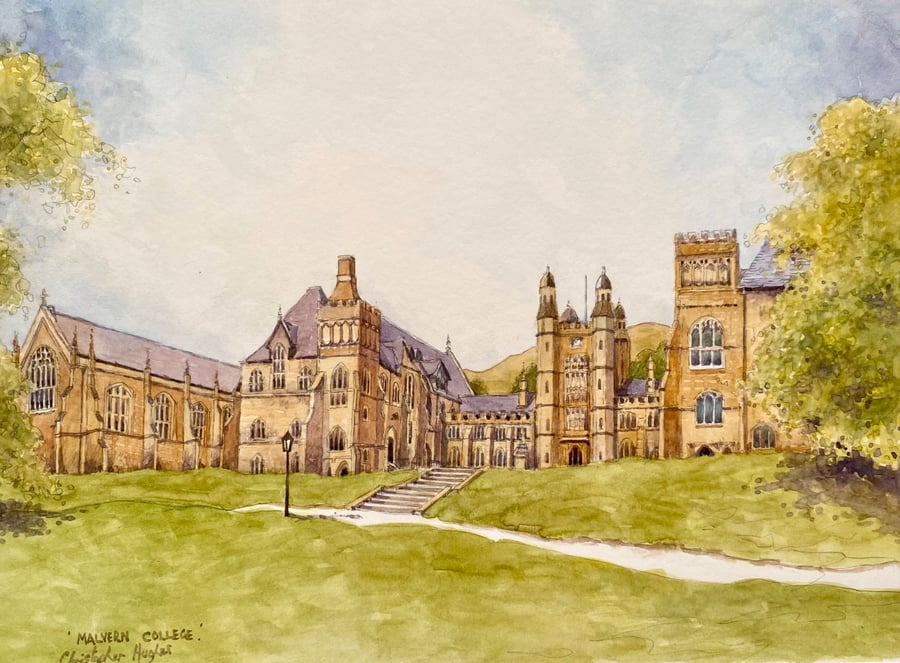 Malvern College. Signed Special Edition Print 