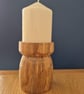Oak pillar candle holder - Image 4