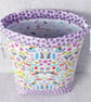 Project bag, drawstring bag, gnomes, mushrooms, bunnies  - Image 7