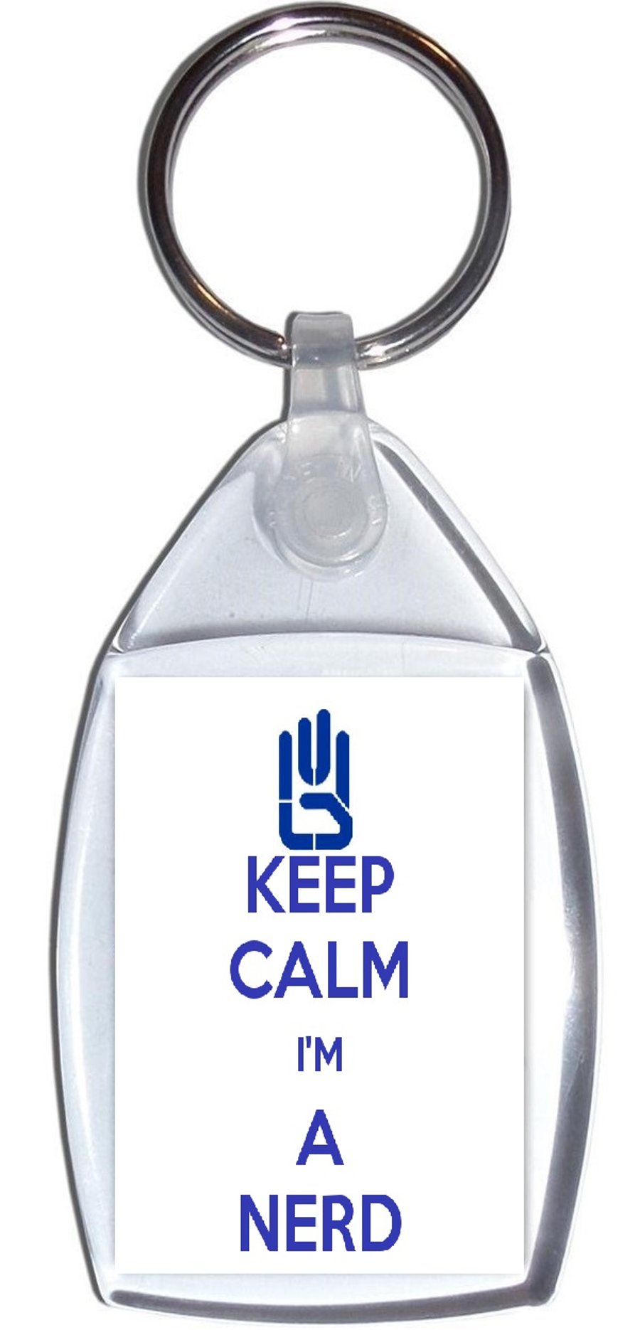 Keep Calm I'm a Nerd - Keyring  (FD0283e)