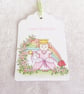 Rainbow Princess Gift Tags - set of 4 tags - Image 4