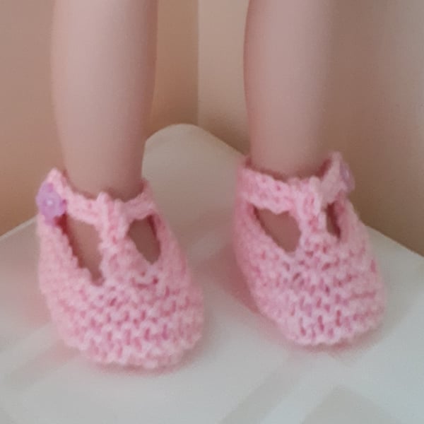 KNITTING PATTERN PDF Candyfloss Shoes for Doll