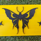 Moth or Butterfly Handmade Wood Trinket or Jewellery Box Mystical Celestial 