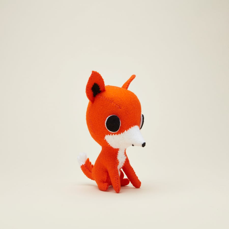 Little Fox ornament - woodland animal gift
