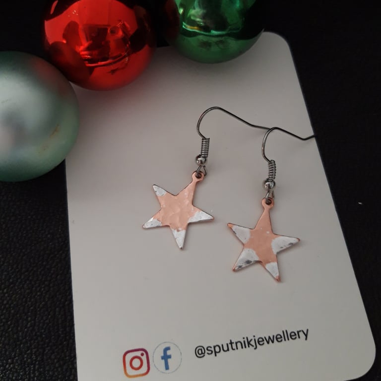 Christmas Star Earrings
