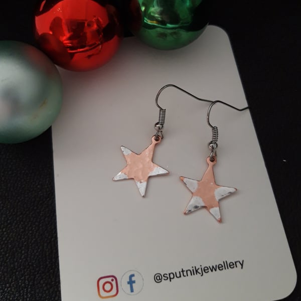 Christmas Star Earrings