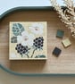 Mosaic Floral Art - Blackberry Mosaic Wall Plaque in Pale Yellow - Image 6