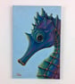 Seahorse Acrylic Painting