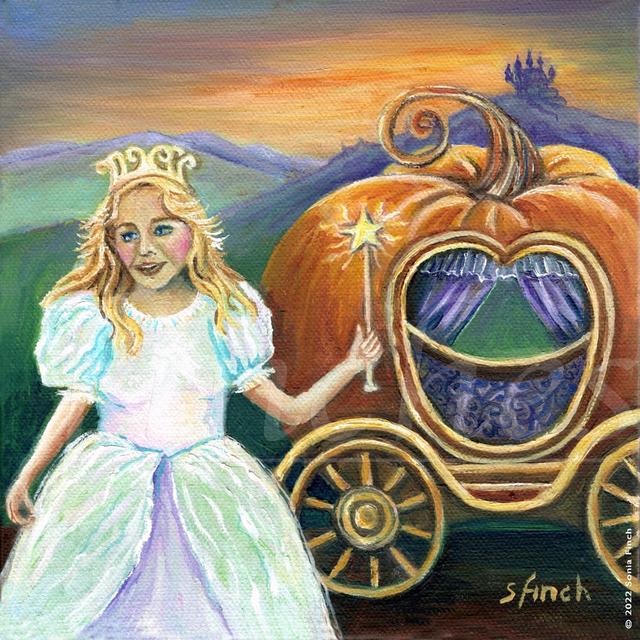 Cinderella! You shall go to the ball! - Limited Edition Giclée Print