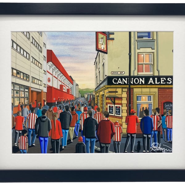 Sheffield Utd, Bramall Lane, Football Memorabilia Art Print