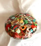 Up Cycled decopatch wooden bowl - Image 4