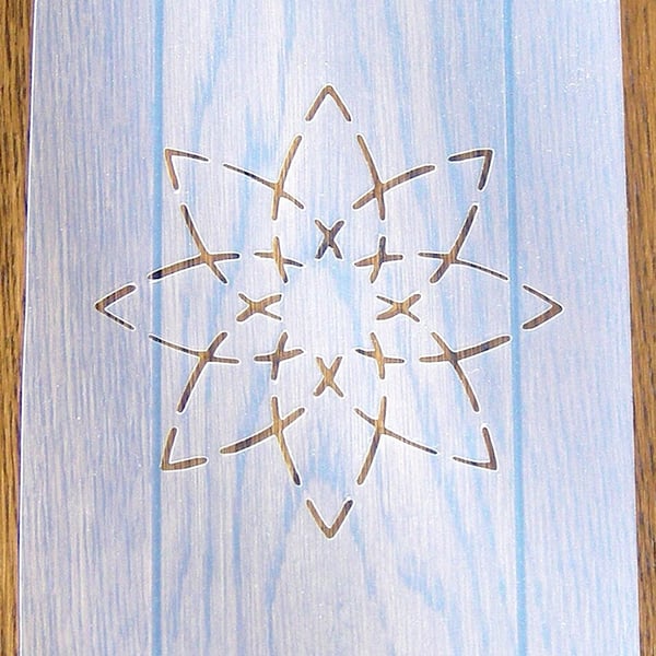 Petals Quilting Stencil A5 Mask Reusable PP Sheet for Arts & Crafts, DIY