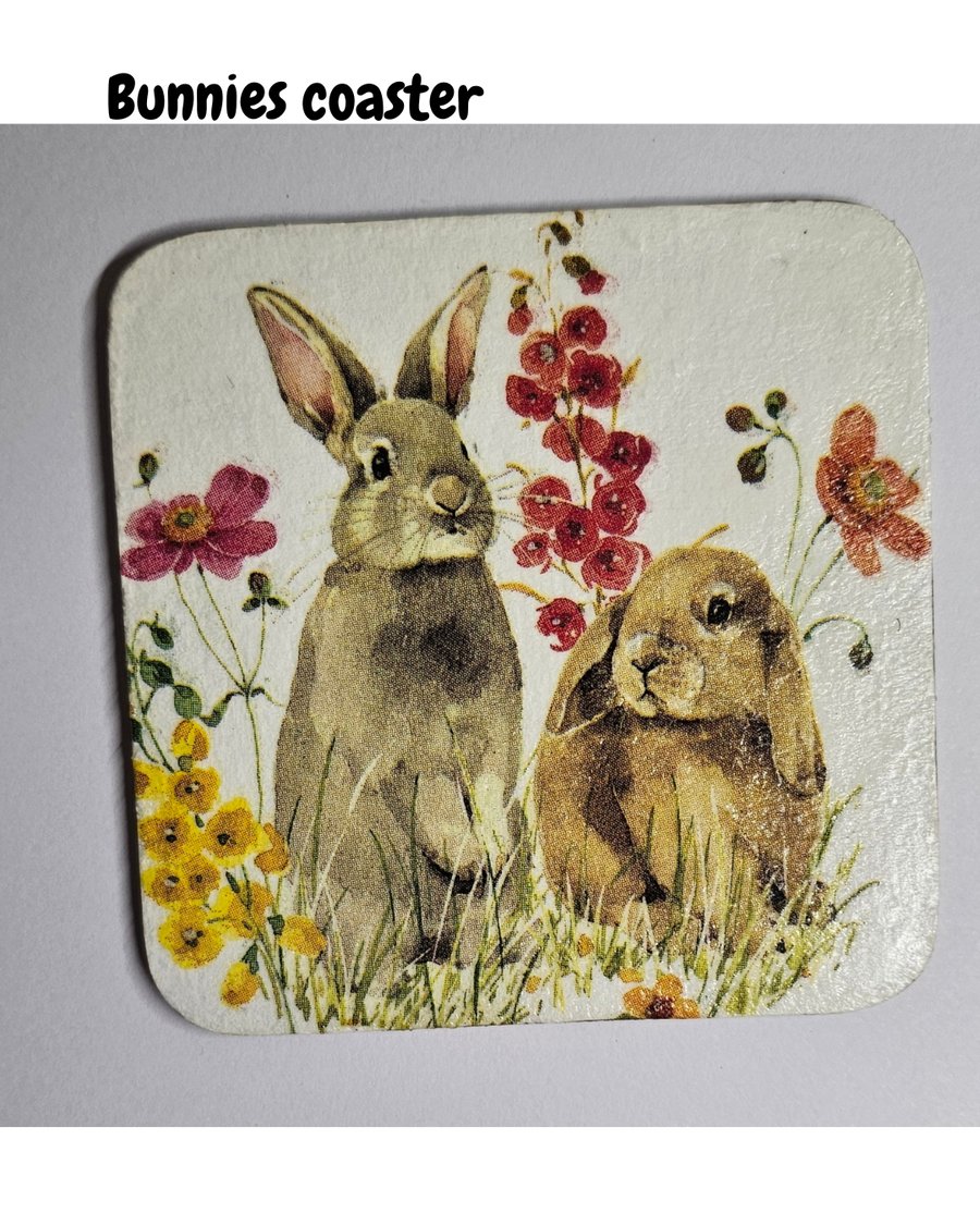 Decoupaged coasters  