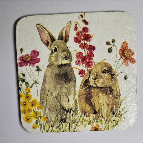 Decoupaged coasters  