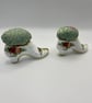 Pair of Vintage Upcycled 'Old Country Roses' Decorative Shoe Pin Cushions - Image 4