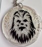 Space Warrior Inspired Glitter Keyring 5cm Resin Acrylic Keychain Sci-Fi Gift - Image 3