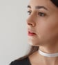 Satin Ribbon Choker Necklace: Elegant Minimalist Style - Image 1
