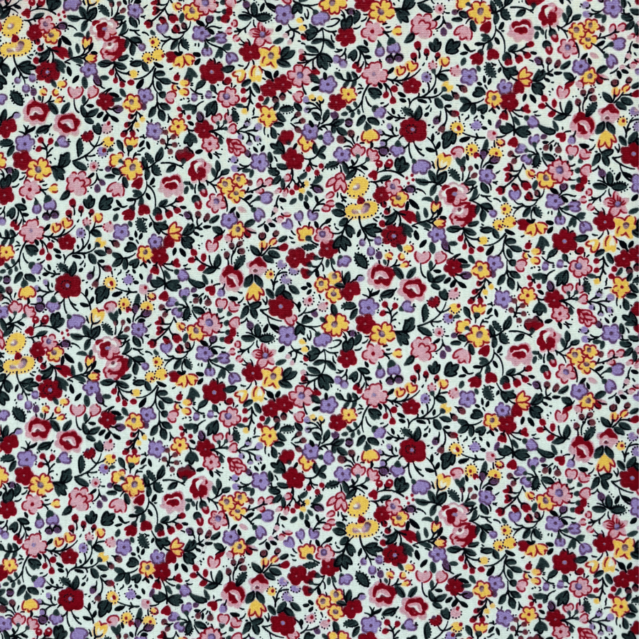 Spring Collection Floral Fabric Scrunchies