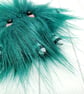 Tiny Teal Floral Plush Fairy  - Image 8