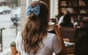 Crochet hair bows