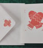 Christmas Card with Mittens Design - Image 2