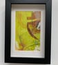 Abstract Movement in Chartreuse and Chestnut  - Image 1