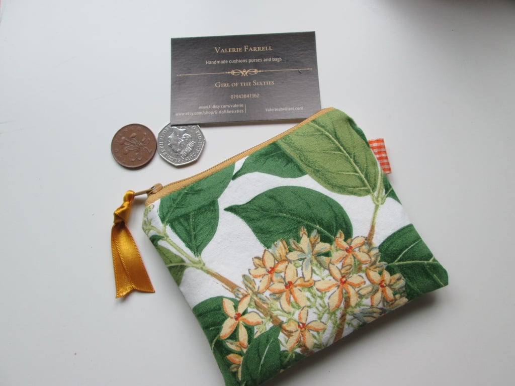 SALE Flowery   Coin Purse
