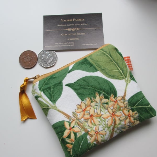 SALE Flowery   Coin Purse