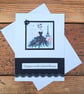 C6717   Birthday Card, Everyone needs a friend like you, Hammered Card,