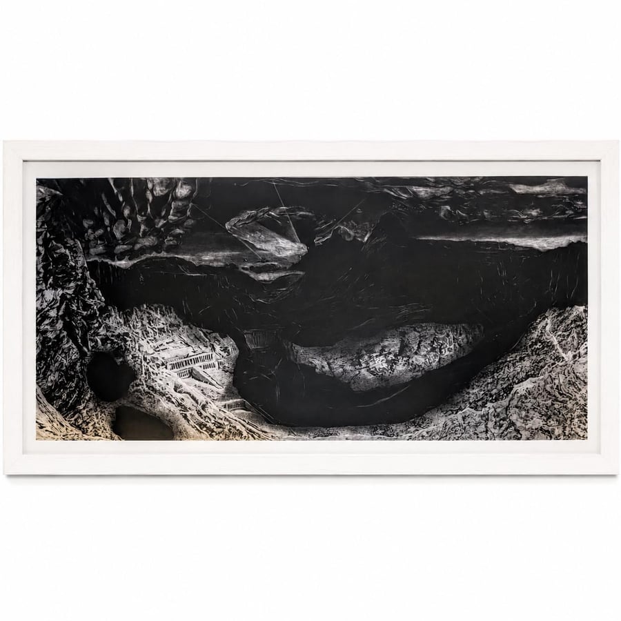 Cradle of Civilization, aquatint with mezzotint, on paper, signed and dated