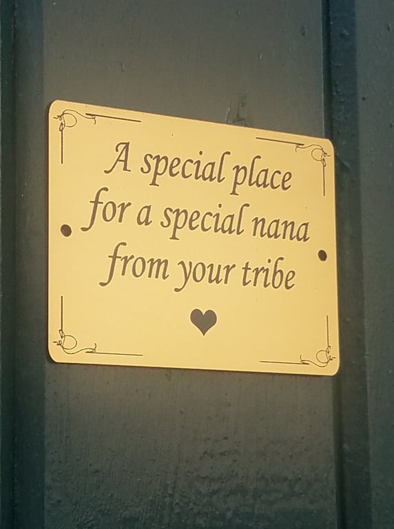 Memorial Bench Plate Engraved Memorial Tree Plaque Remembrance plaque