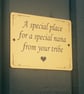 Memorial Bench Plate Engraved Memorial Tree Plaque Remembrance plaque - Image 1