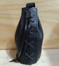 Real leather belt pouch