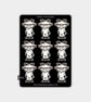 Funny Vinyl Sticker Sheet For Adults - Grumpy Goat - Image 1