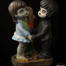 'I'm Possessed With You' Upcycled Figurine Hand Painted OOAK