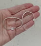 Sterling Silver Shaped Wire And Silver Rock Necklace  - Image 6