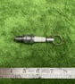 Spark Plug Key Ring, Upcycled Used Spark Plug - Image 4
