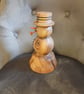 Reclaimed english oak. Lathe turned Wooden snowman  - Image 2