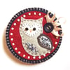 Jubilee Owl Brooch