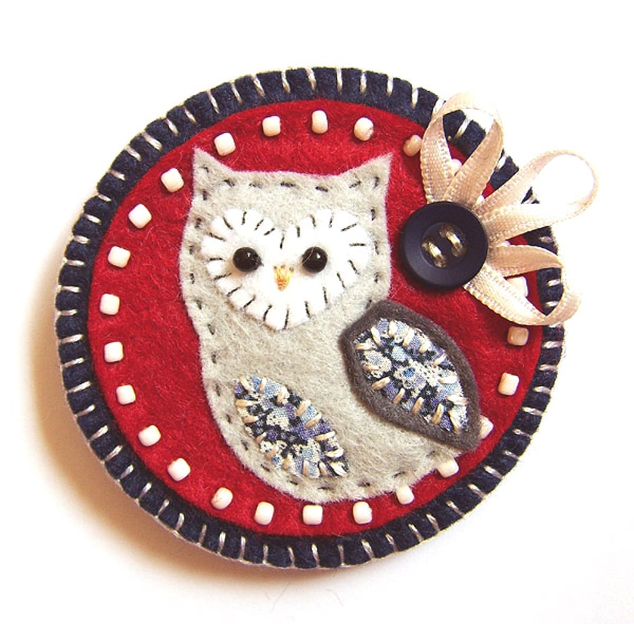Jubilee Owl Brooch