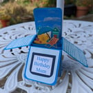 Beach Hut Box Card - Birthday Box Card - can be personalised