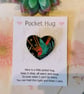 Pocket Hug Wood Heart Badge. - Image 2