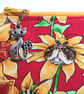 RED BAG IN ROBERT KAUFMAN CATBERRY FABRIC  - Image 2