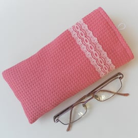 Pink Glasses Case