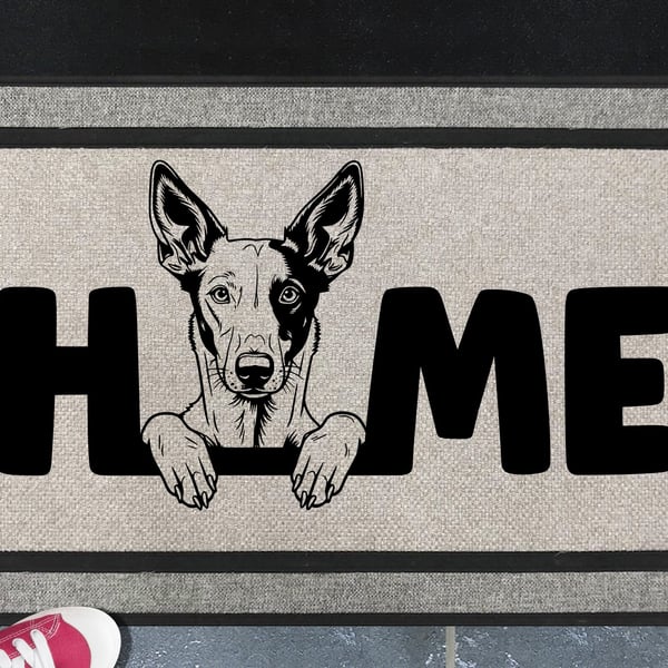 Podenco Doormat No.3 - All Weather - Podenco Welcome Mat, 45x70cm 